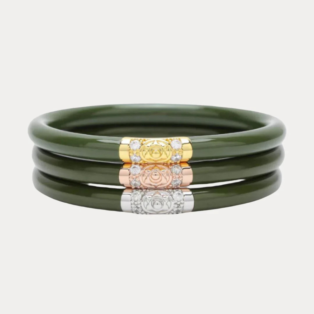 Three Kings All Weather Bangles® (AWB®) - Jade | BuDhaGirl