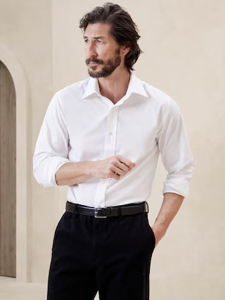 Slim Wrinkle-Resistant Dress Shirt | Banana Republic (US)