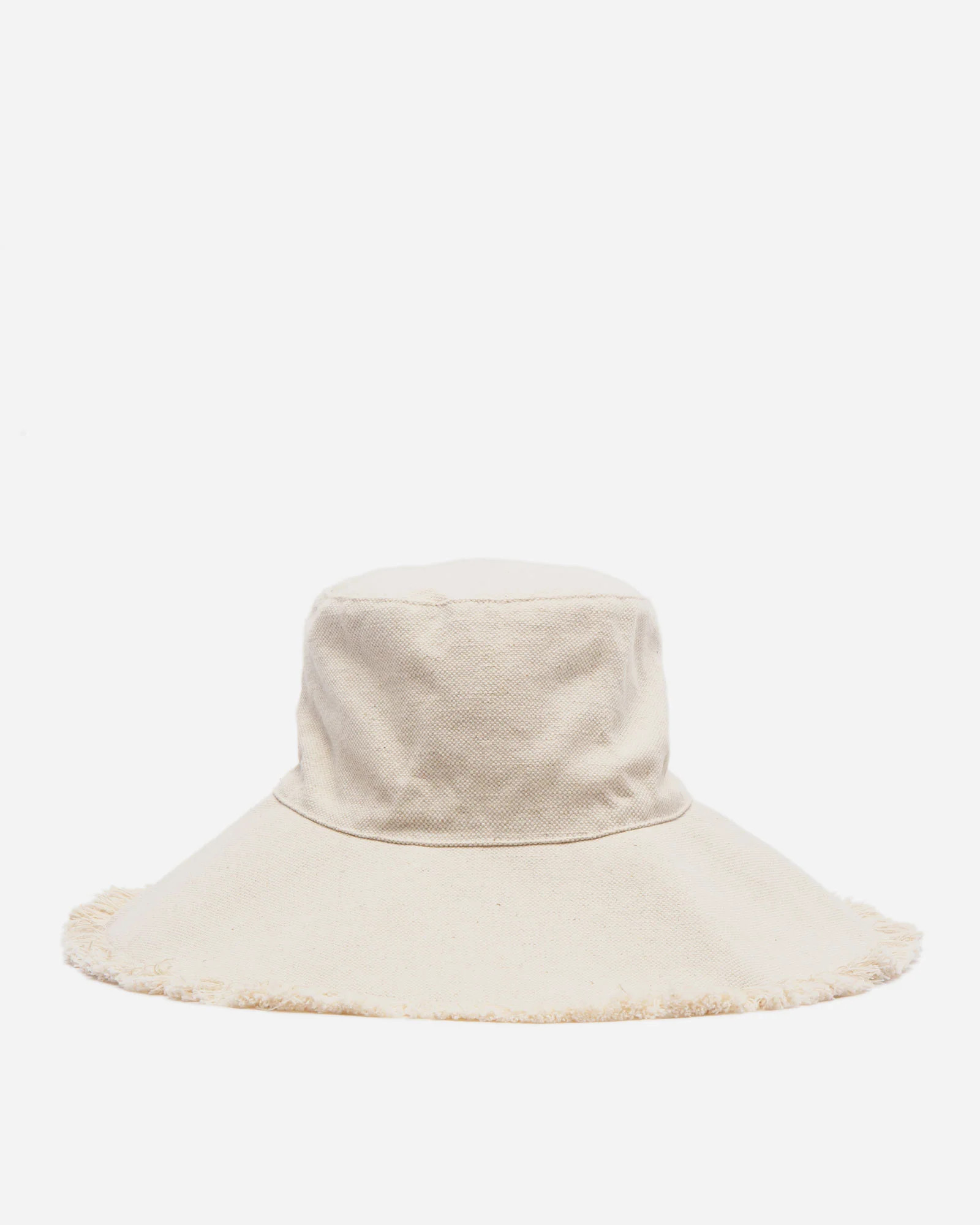 Canvas Fringe Hat - Natural | Frances Valentine