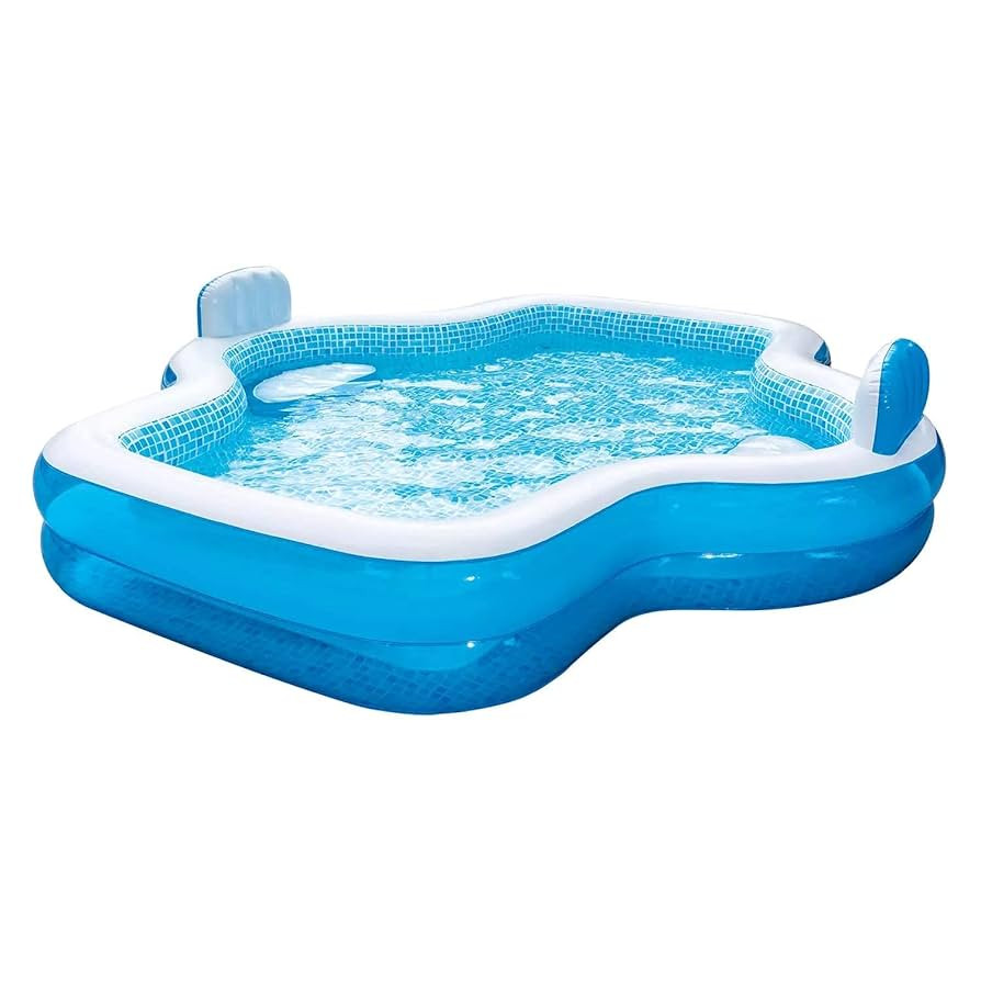 Members Mark Elegant Family Pool 10 Feet Long 2 Inflatable Seats with Backrests. New Version | Amazon (US)