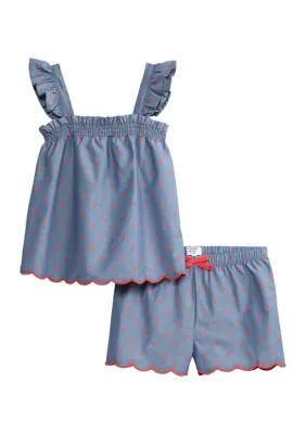 Girls 7-16 Star Woven Set | Belk