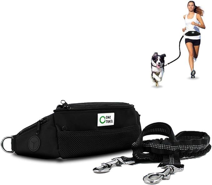 One Trail Hands Free Dog Leash | Durable Bungee Leash with No-Bounce Pack | for Men & Women | Lar... | Amazon (US)