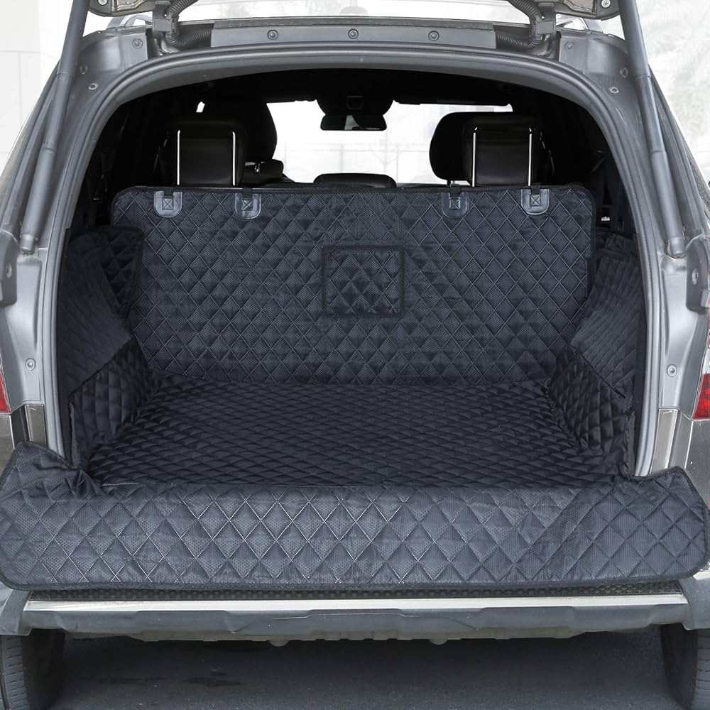 PETICON SUV Cargo Liner for Dogs, Waterproof Pet Cargo Cover Dog Seat Mat for SUVs Sedans Vans wi... | Amazon (US)