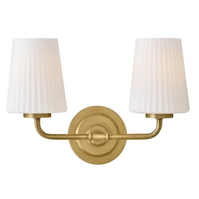 Hinkley Mckenna Small Two Light Vanity | Wayfair North America
