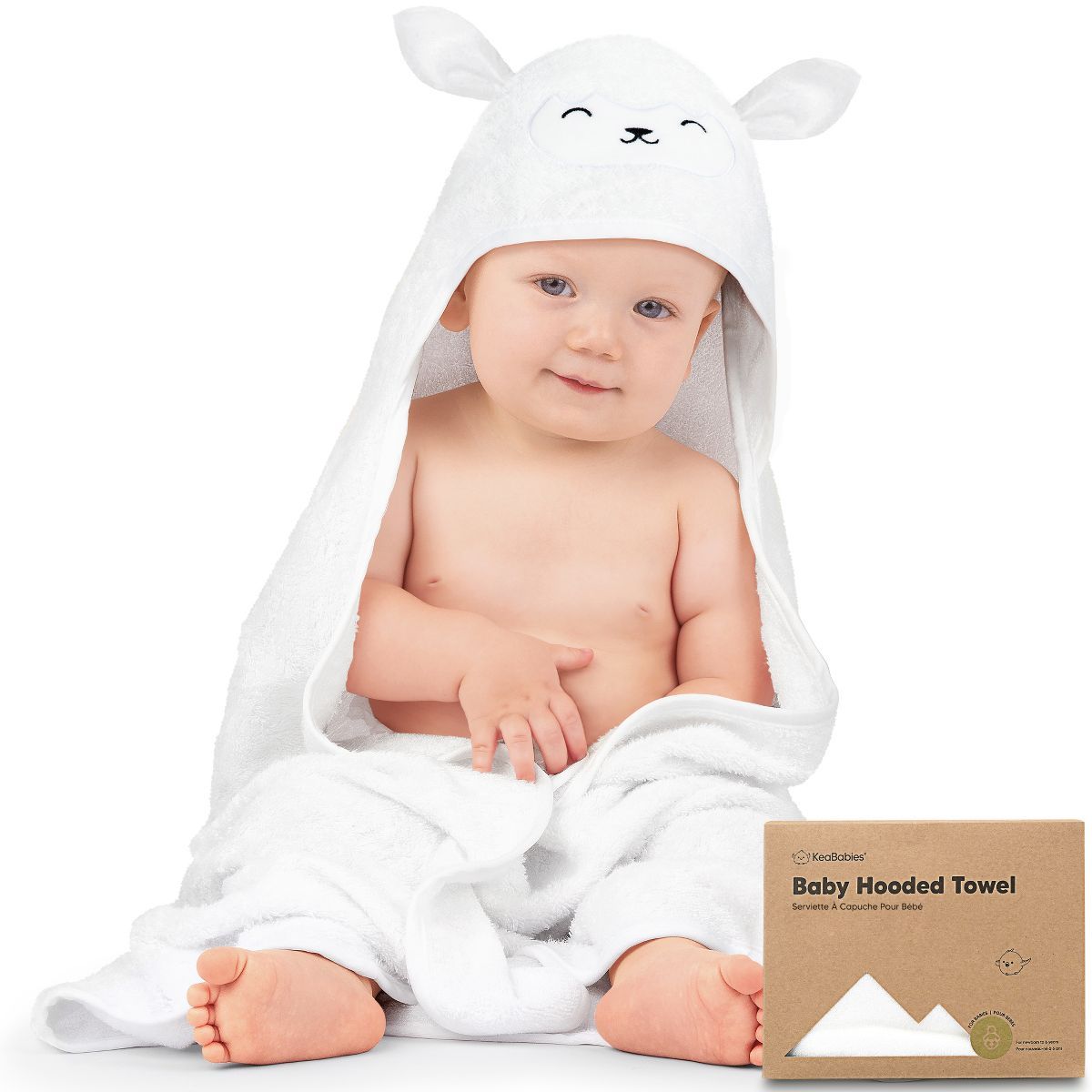 Cuddle Baby Hooded Towel, Organic Baby Bath Towel, Hooded Baby Towels, Baby Beach Towel for Newbo... | Target