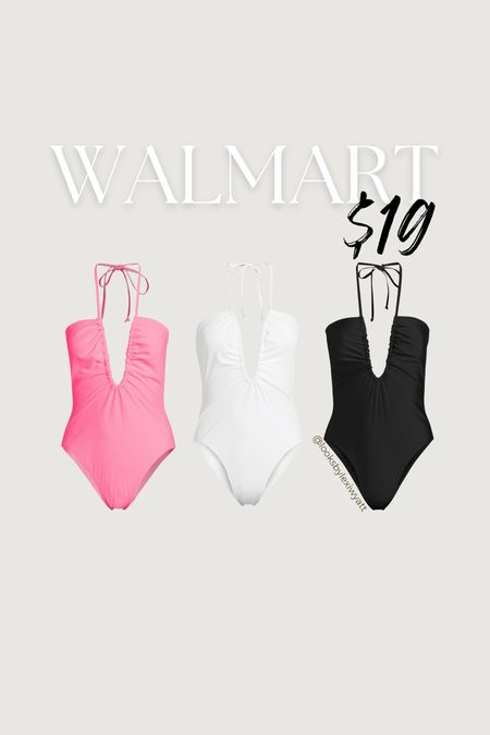 Under $20 strappy swim for summer from Walmart! 