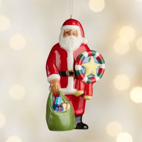 Around the World Philippines Santa Ornament | Crate & Barrel