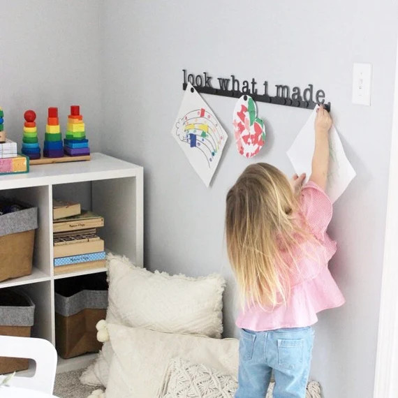 Look What I Made Children's Artwork Display | Etsy (US)