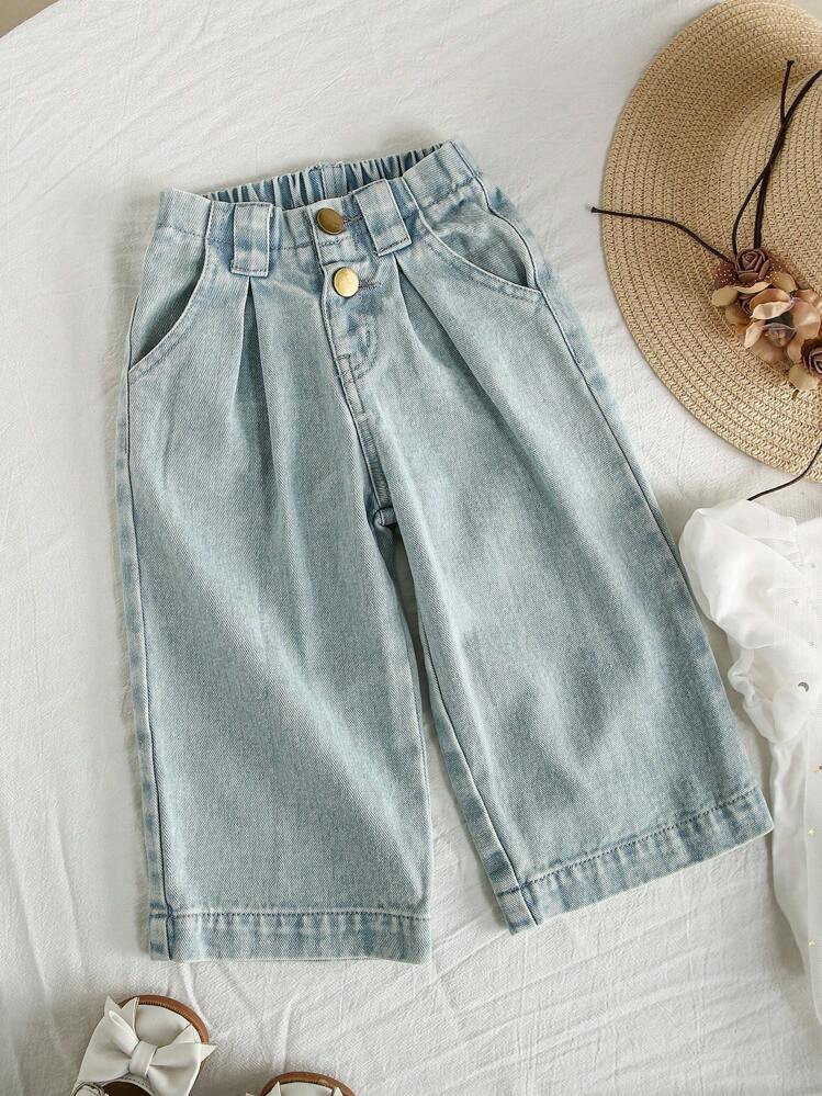 Shein Baby Girl Jeans  | SHEIN