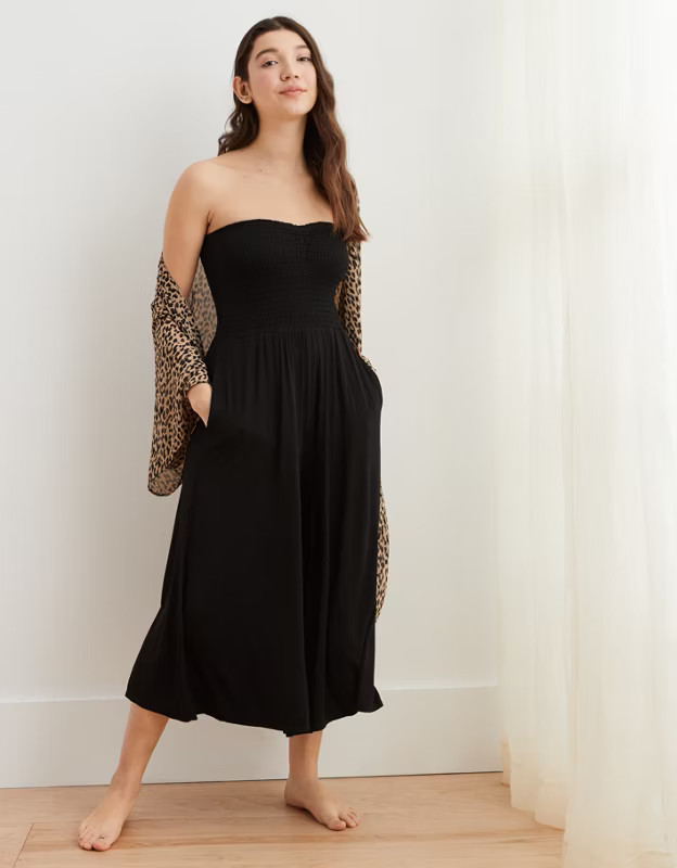 Aerie Smocked Jumpsuit | American Eagle Outfitters (US & CA)