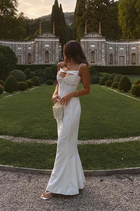 dress from an evening in lake como during our wedding week 

#LTKstyletip #LTKwedding