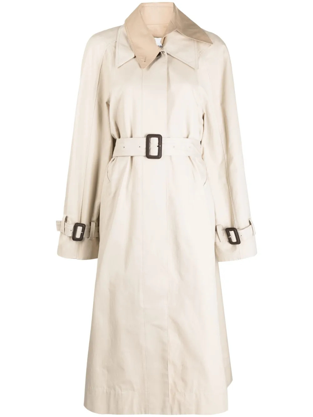 Low Classic detachable-collar Belted trench-coat - Farfetch | Farfetch Global
