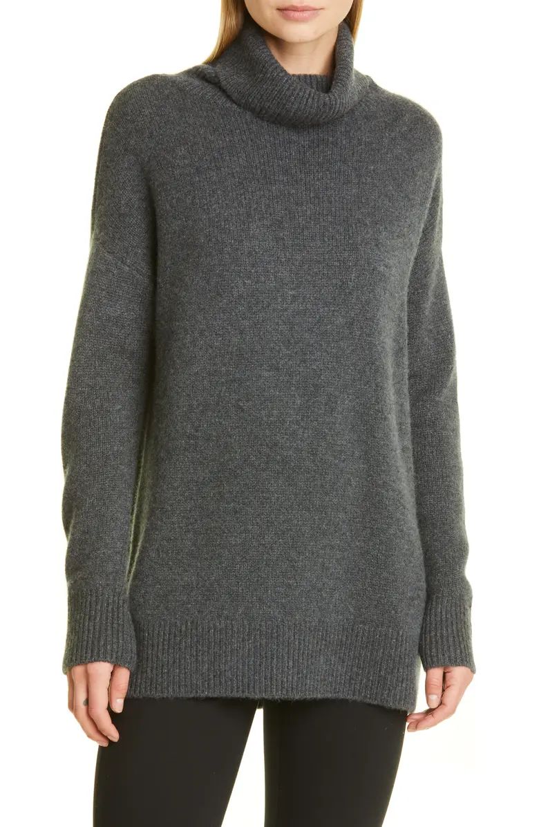 Turtle Neck Cashmere Tunic Sweater | Nordstrom