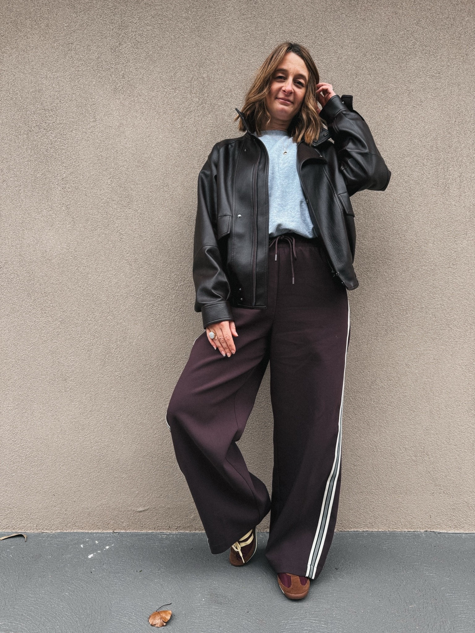 Jacket - Elka Collective - wearing my usual size 8
Sweater - Cotton On. Wearing my usual small
Pants - Elka Collective. Sized up to a 10
Adidas - sized up half size.

#LTKuk #LTKstyletip #LTKshoes