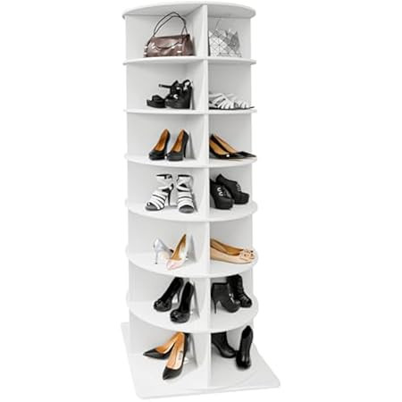 Rotating Shoe Rack, 360° Shoe Rack, Revolving Shoe Rack, Spinning Shoe Rack, Shoe Tower, Rotating Shoe Organizer, Sneaker Organizer, Shoe Organizer, PrimePulse | Amazon (US)