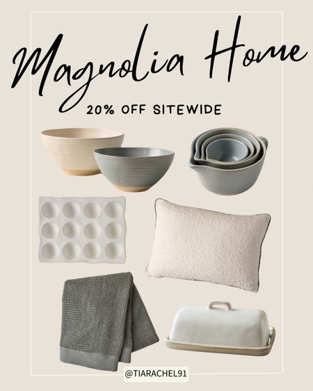 20% off site wide Magnolia home products! 

#LTKSeasonal #LTKsalealert #LTKhome