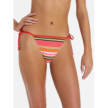 No Boundaries Side Tie Bikini Bottoms, Women’s XXS-XXL | Walmart (US)