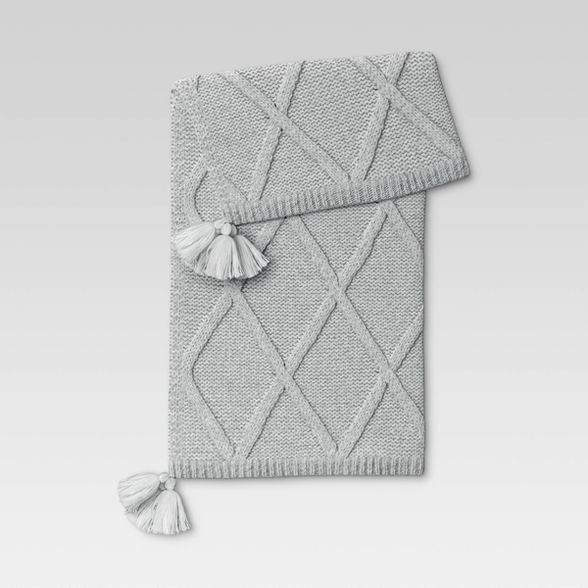 Chunky Diamond Knit Throw Blanket - Threshold™ | Target
