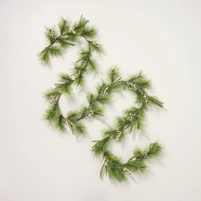 Faux Needle Pine and Snowberry Christmas Garland - Hearth & Hand™ with Magnolia | Target