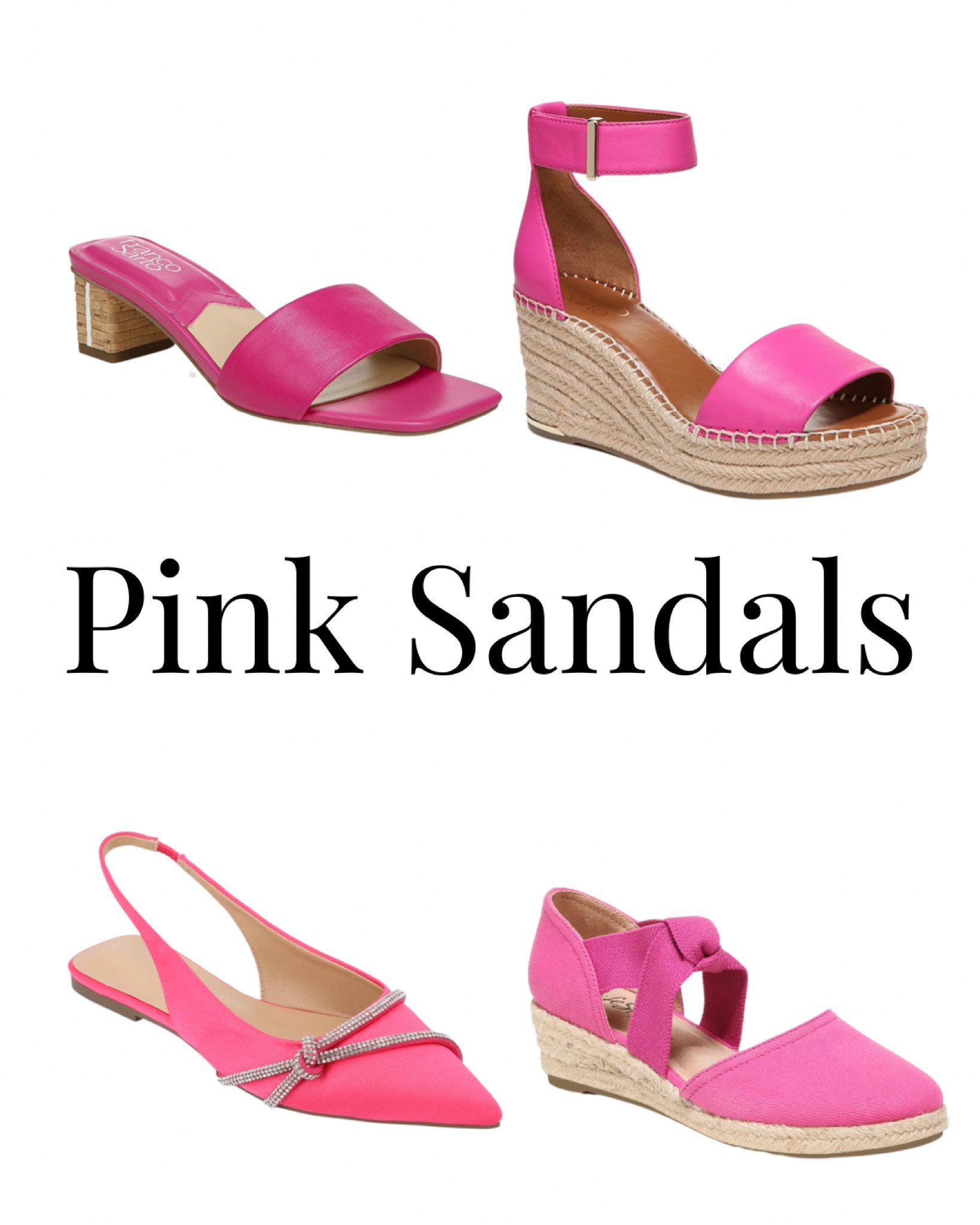 Cute pink sandals for spring 

#LTKshoecrush #LTKSeasonal