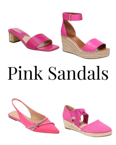 Cute pink sandals for spring 

#LTKshoecrush #LTKSeasonal
