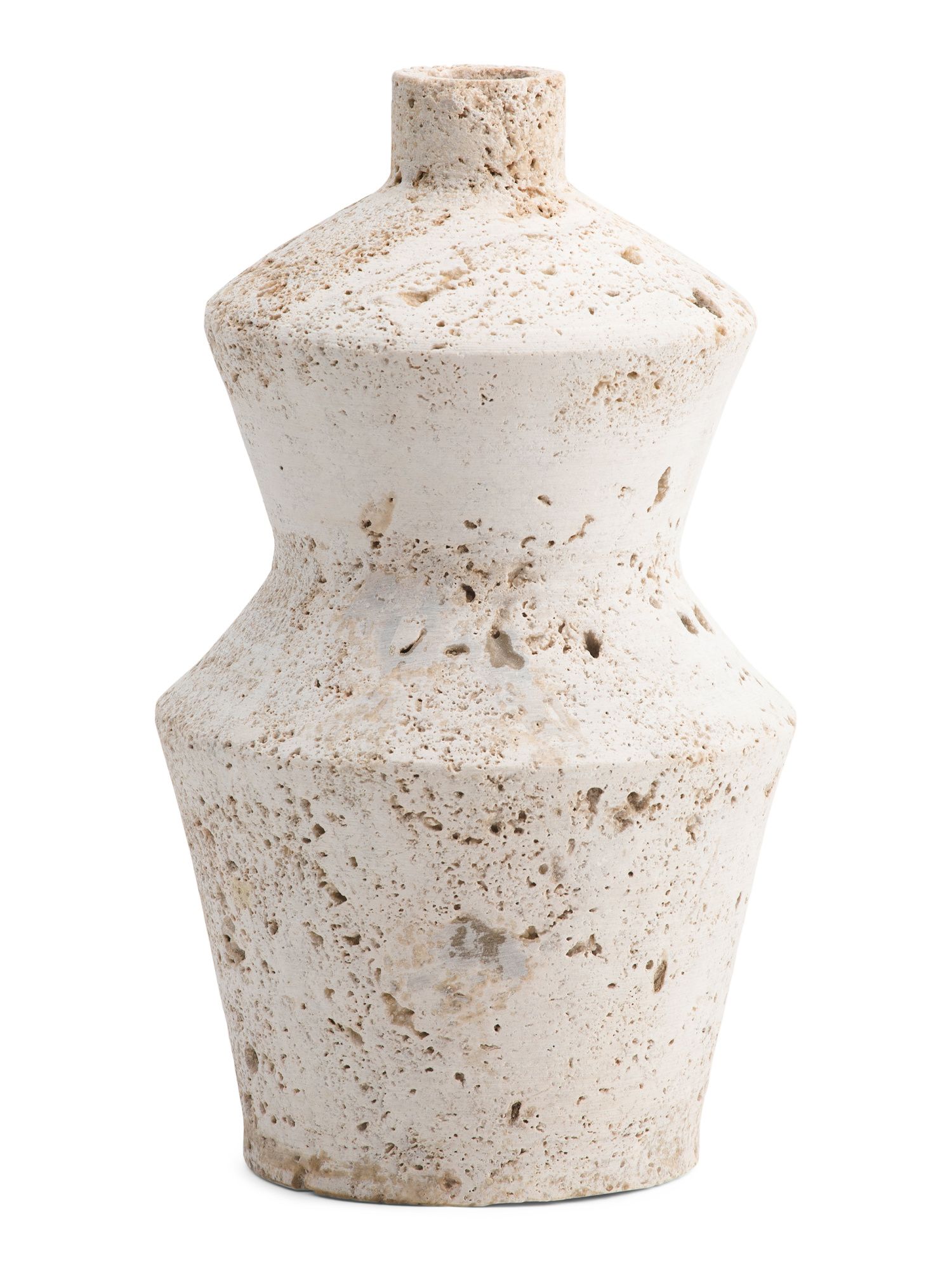 7x12 Travertine Ethnic Vase | TJ Maxx