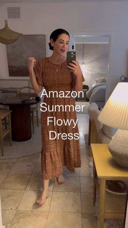 Love this breezy, comfy and flattering amazon dress. I ordered it in so many colors but this would be perfect for 4th of July!! Wearing a size medium. True to size  

#LTKSeasonal #LTKStyleTip #LTKVideo