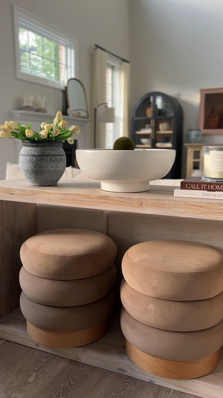 Home decor styling, console styling, pottery barn, wayfair planter, vase, target home, coffee table books, home books, candle, ottoman, neutral home decor, modern organic styling, couch, sofa, living room 

#LTKVideo #LTKhome #LTKstyletip