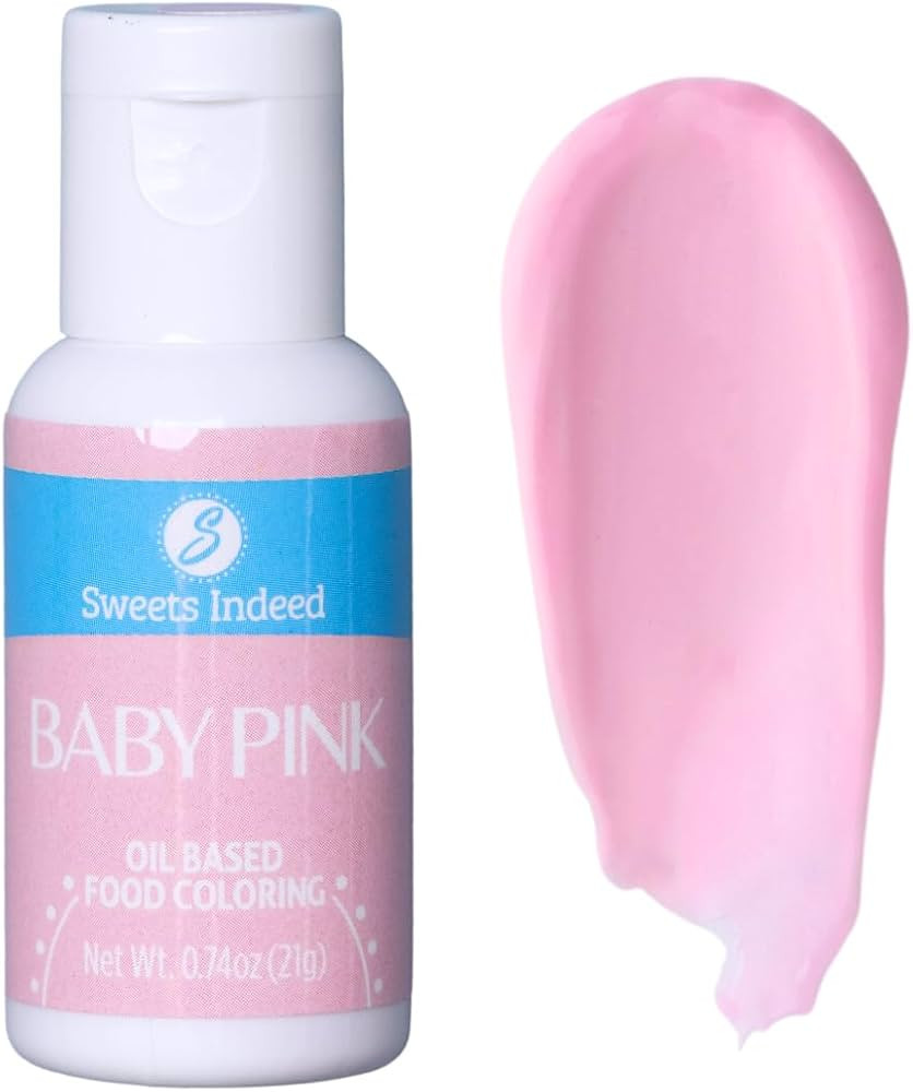 Sweets Indeed Oil Based Food Coloring, Baby Pink, Pastel, Perfect for Chocolate Easter Cake Decor... | Amazon (US)