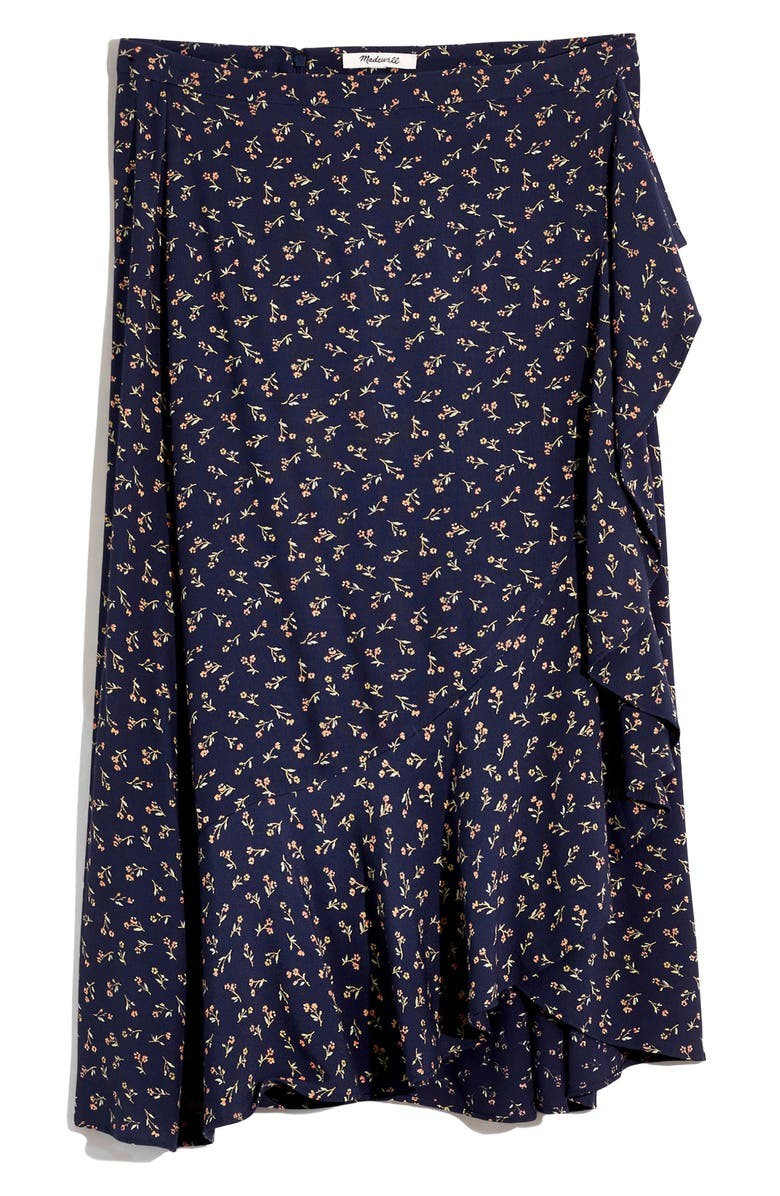 Spring Fling Ruffle Wrap Midi SkirtMADEWELL | Nordstrom