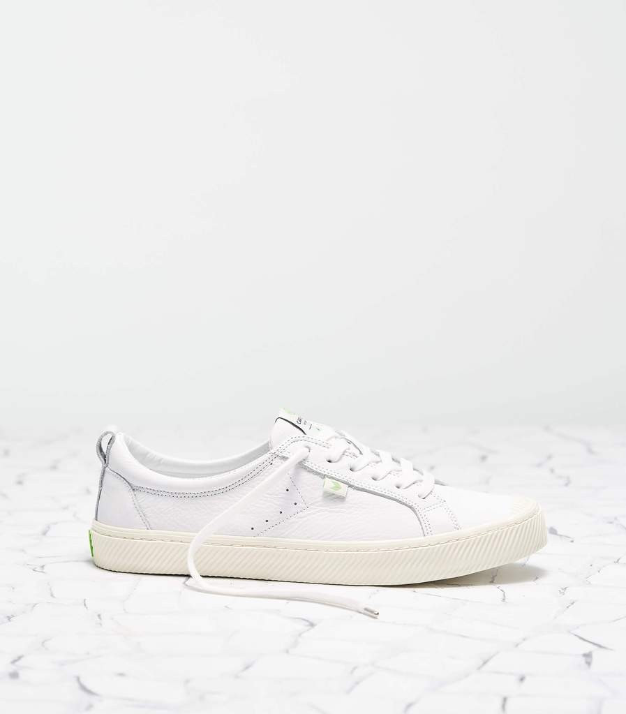 OCA Low Off White Premium Leather Sneaker Women | Cariuma