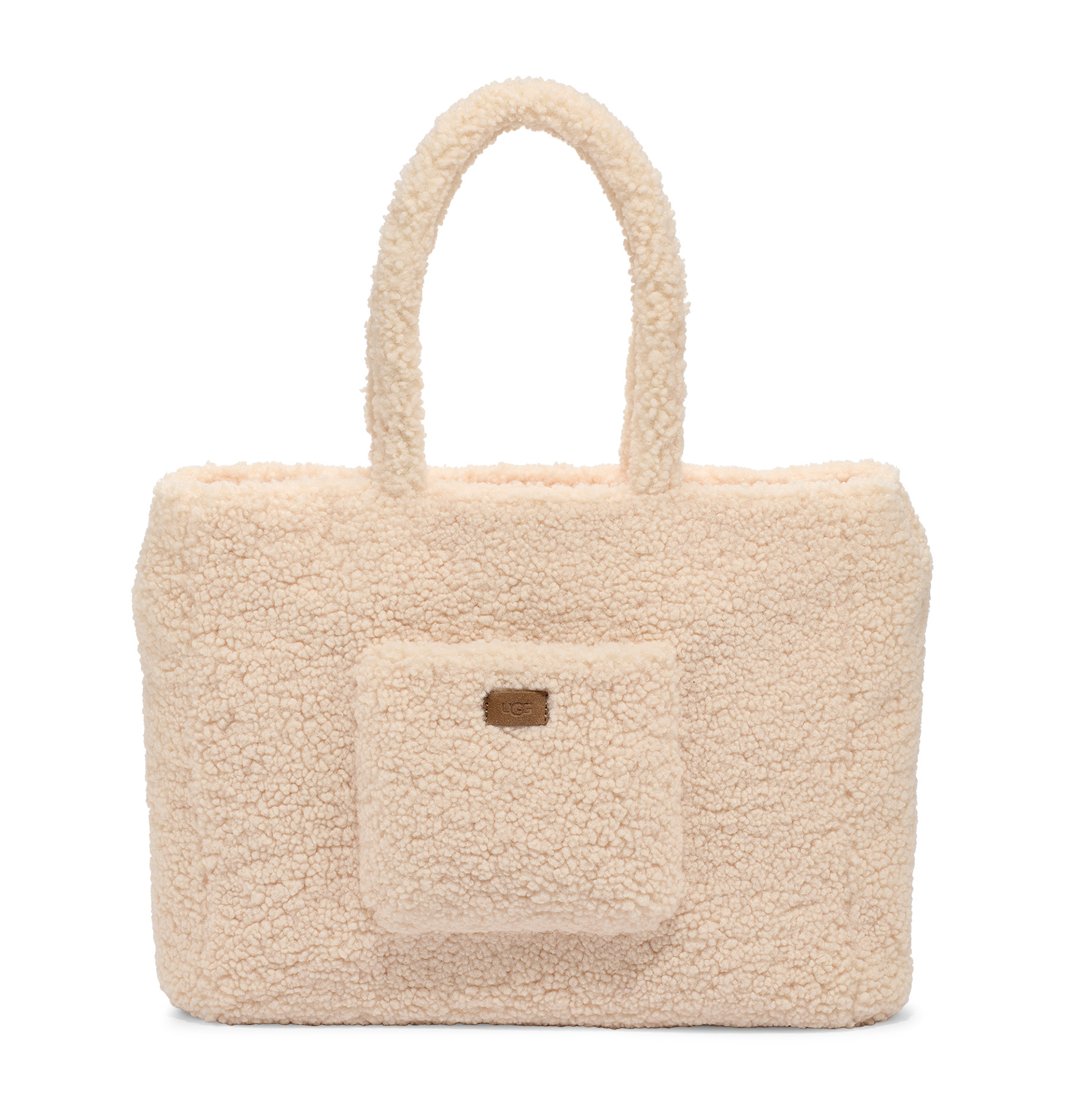 UGG Women's Adrina Tote Sherpa Handbags in Natural | UGG (US)