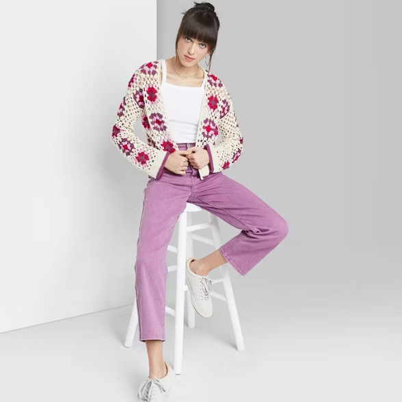 Women's Crochet Crafted Cardigan - Wild Fable™ | Target