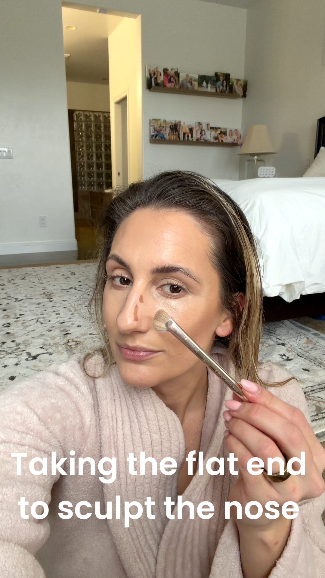 The dual ended precision nose contour brush doubles as an eye shadow blender brush too. 

#LTKBeauty #LTKgrwm