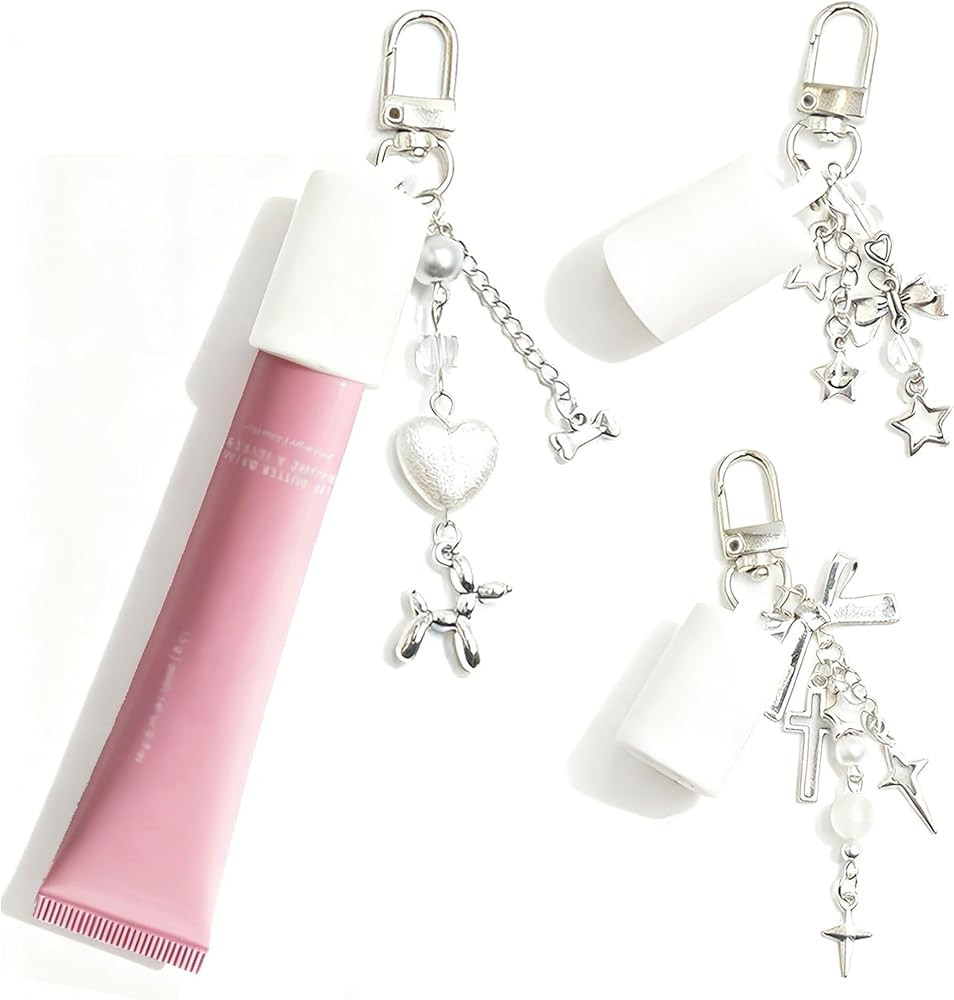 Lip Balm Holder Cap Keychains for Lipstick, Lip Gloss - Compatible with Summer Fridays & LANEIGE\... | Amazon (US)