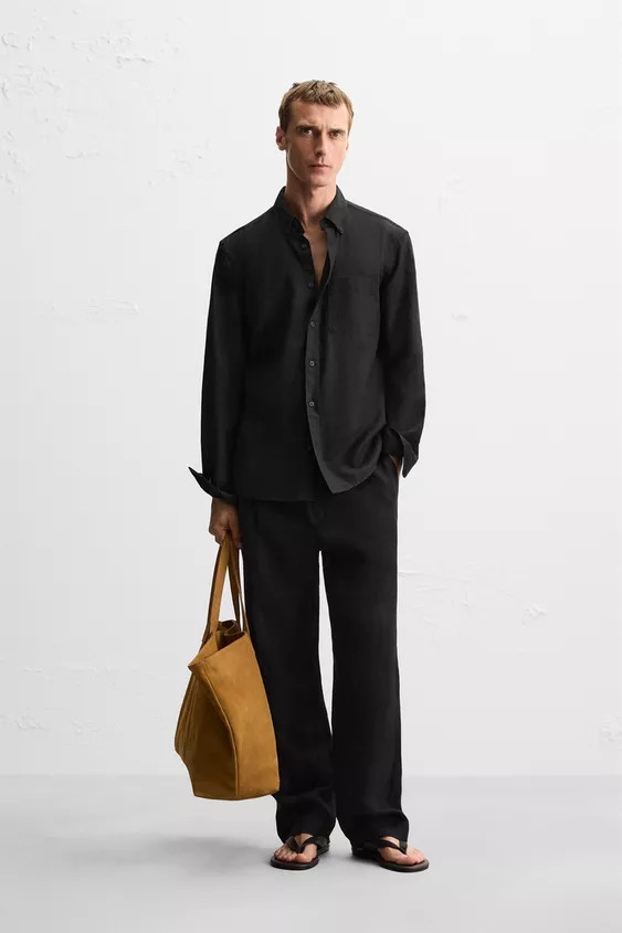 LINEN/COTTON SHIRT | Zara UK