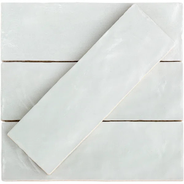 Amagansett 2" x 8" Ceramic Satin Subway Wall Tile | Wayfair Professional