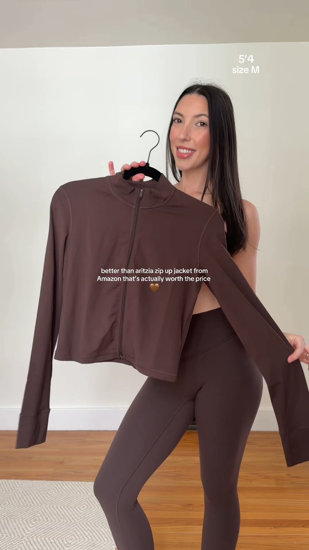 Aritzia Inspired zip up workout jacket from Amazon 

#LTKfitnessgoals #LTKActive