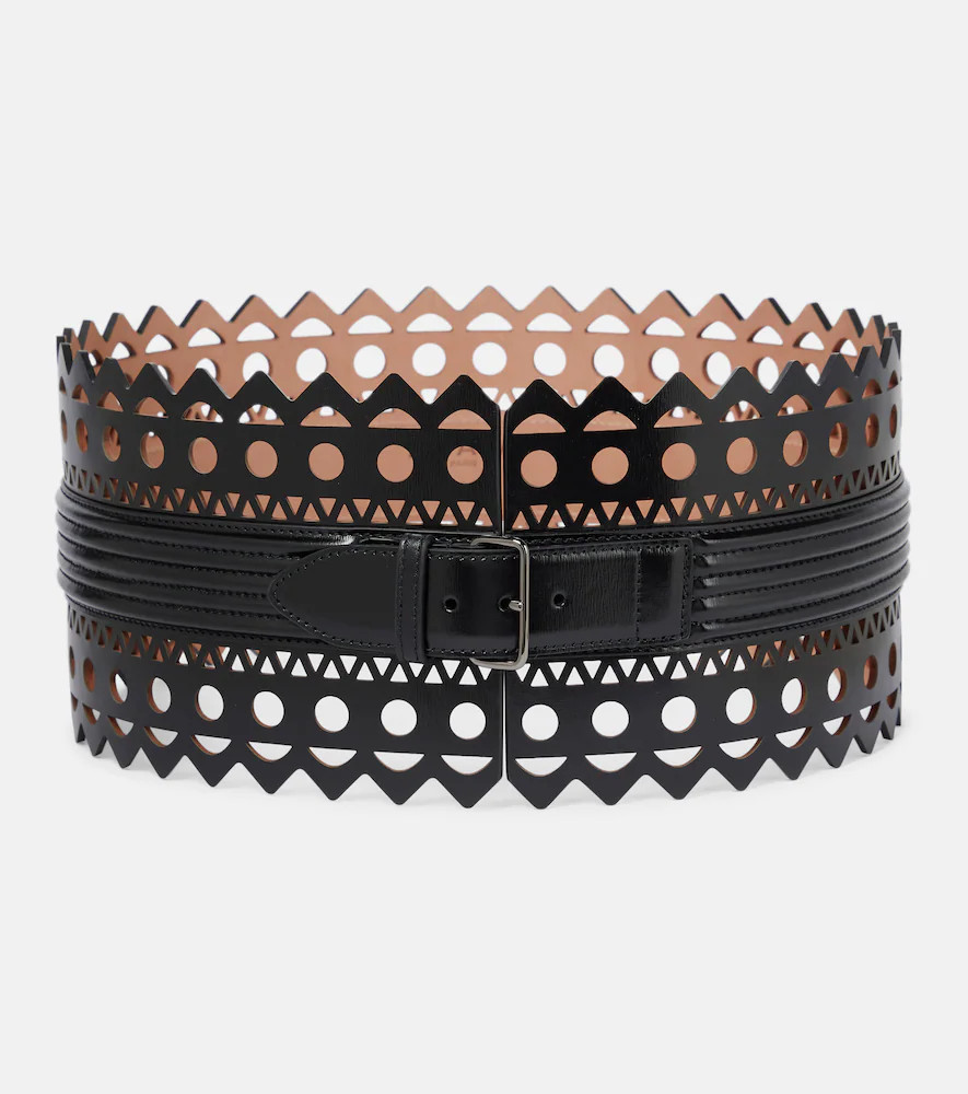 AlaÃ¯a Leather corset belt | Mytheresa (US/CA)