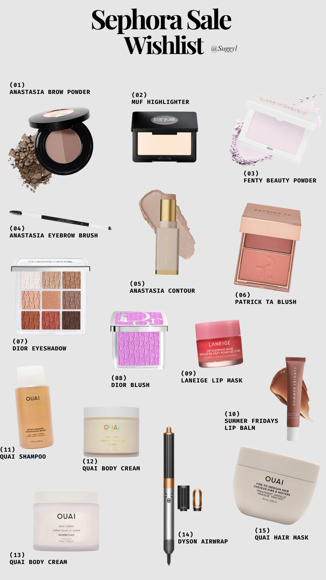 Sephora sale wishlist💖 
Use code: Everything
 

#LTKsale #LTKasia #LTKbeauty