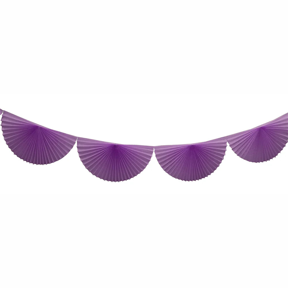 Large Tissue Bunting Garland - Lavender | Shop Sweet Lulu