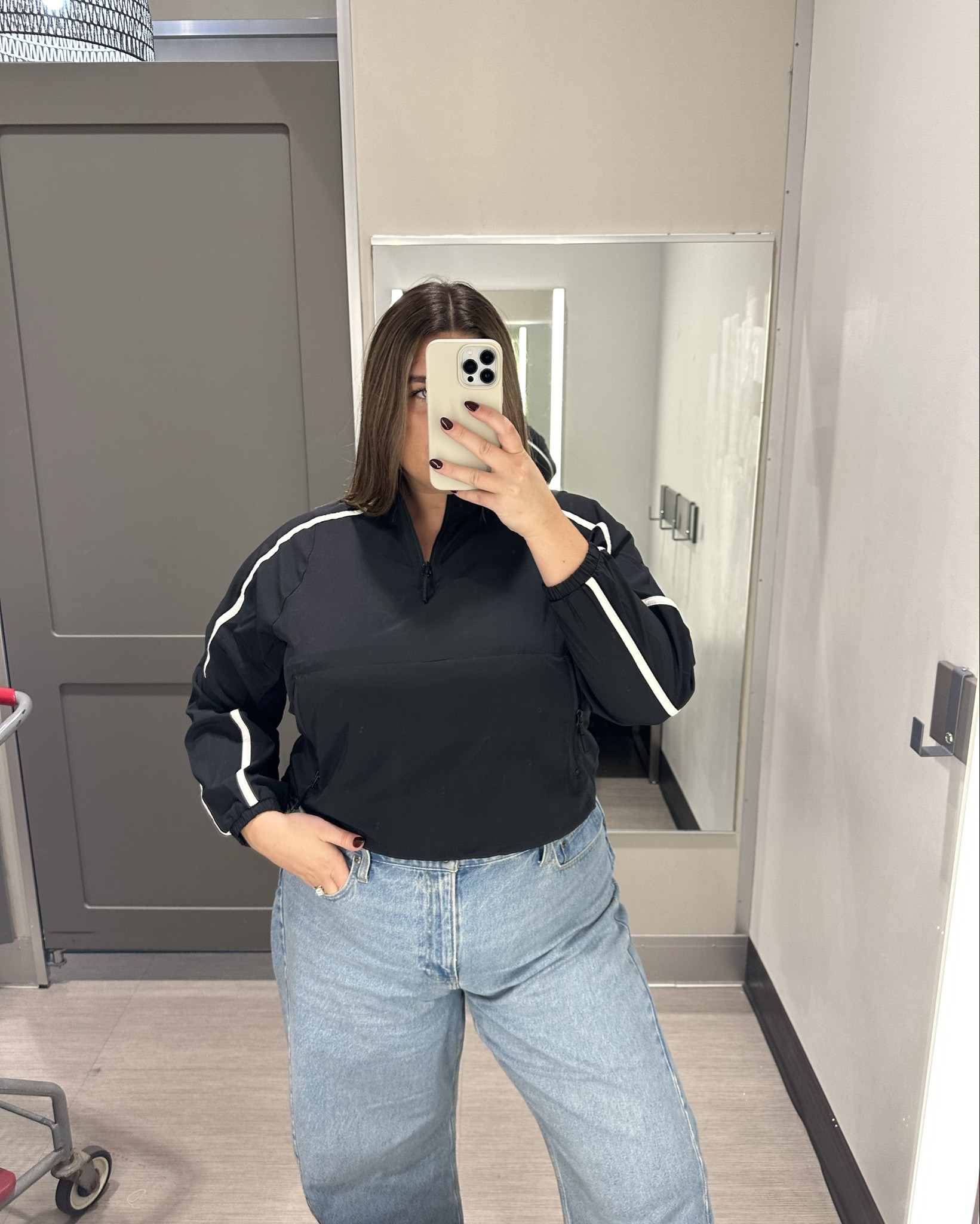 Wearing XXL in everything !! 
Ordering online I would size up to 2X or 3X depending on how oversized I want something! 

DEALS LAST UNTIL 10/12
#targetsale
#targetstyle 

#LTKMidsize #LTKHoliday #LTKStyleTip