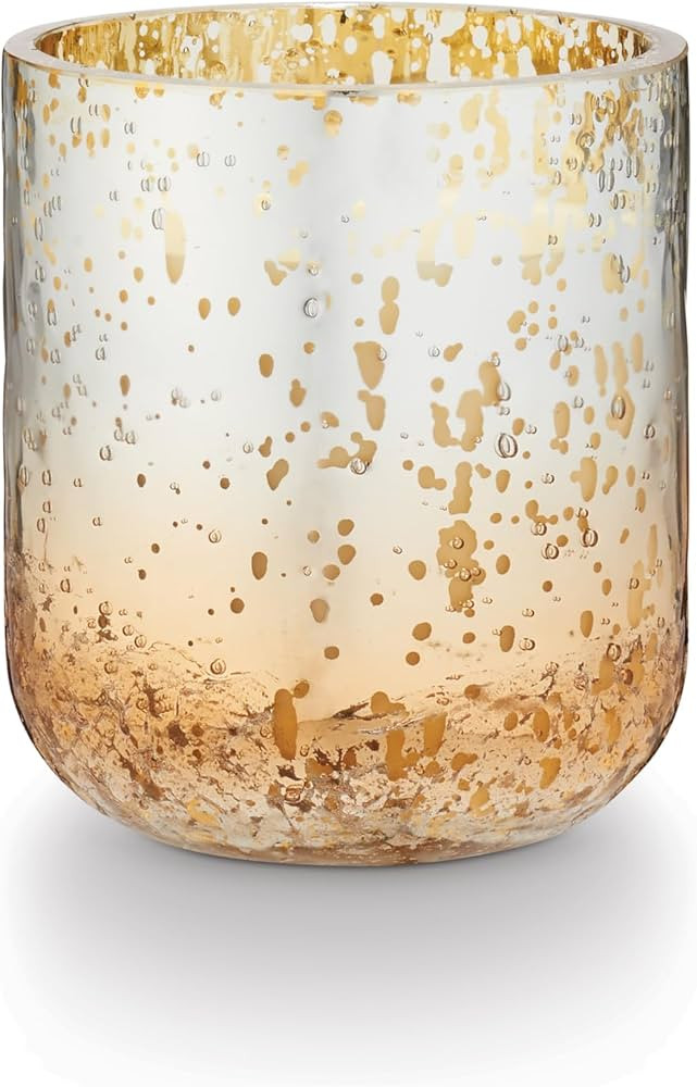 ILLUME Noble Holiday Balsam & Cedar Small Crackle Glass Candle | Amazon (US)