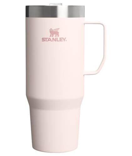 STANLEY The Everyday Suburban Mug | 30 oz | Drink Through Lid | Cup for Coffee, Tea and Drinks | Insulated Stainless Steel Coffee Mug | BPA-Free | Rose Quartz | Amazon (US)