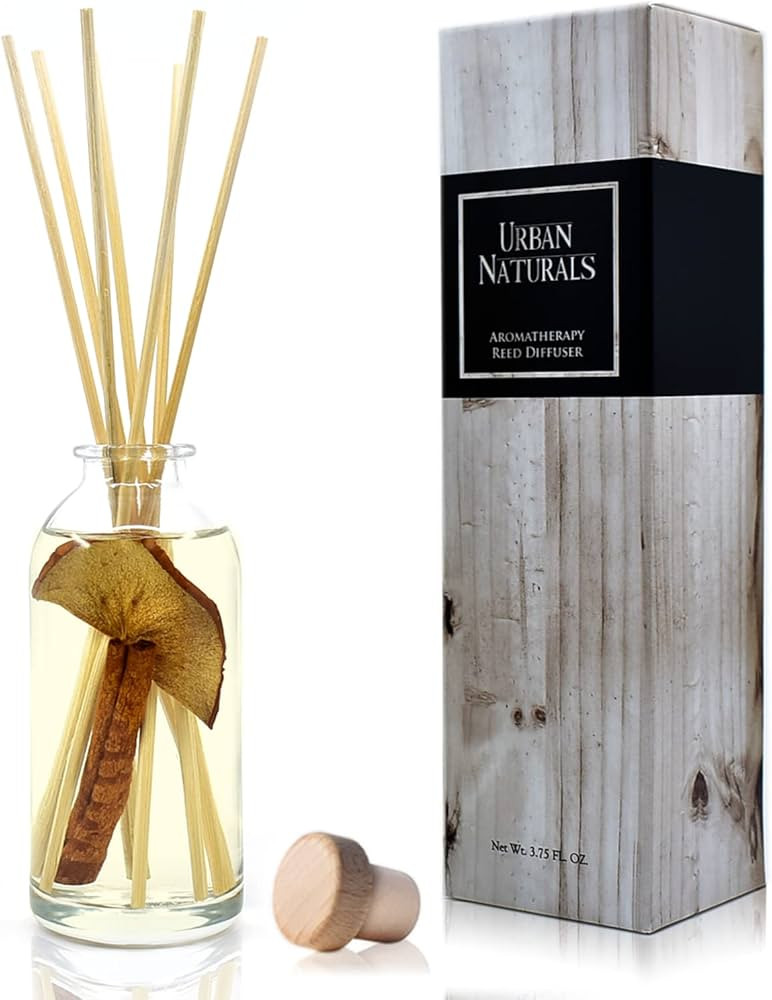 Amazon.com: Urban Naturals Apples & Spice Apple Cinnamon Reed Diffuser Oil Set – Red Apple, Cin... | Amazon (US)