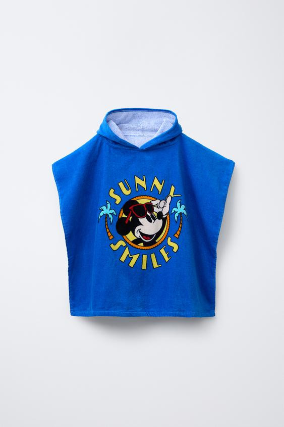 MICKEY MOUSE © DISNEY TERRYCLOTH PONCHO | Zara US