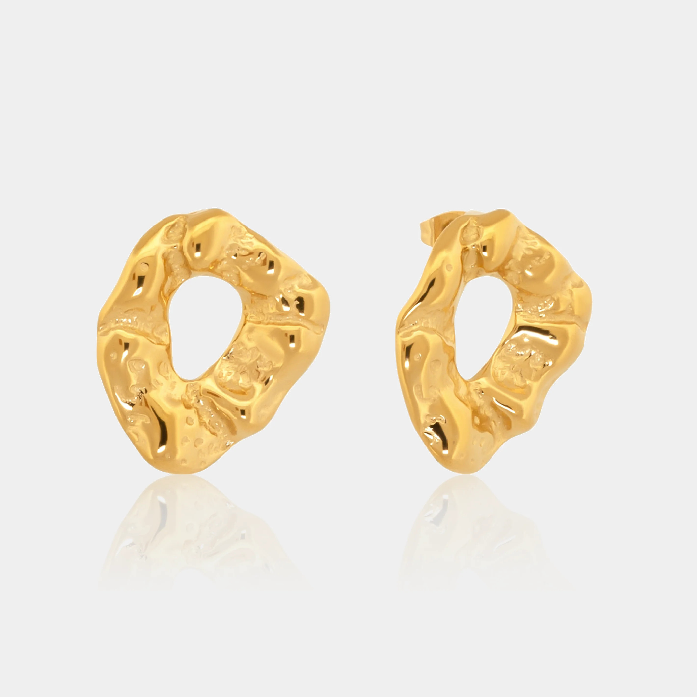 1996 Textured Statement Earrings | LINK'D THE LABEL