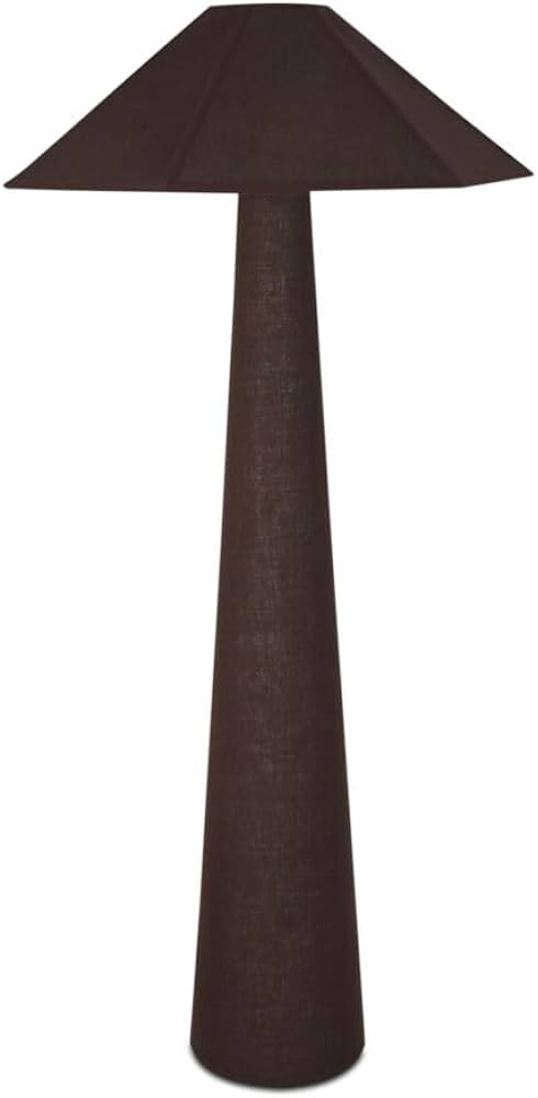 Moe's Home Collection Gigi Floor Lamp, Geometric Linen and Cotton Wrapped Shade, Tonal Piping, Ir... | Amazon (US)