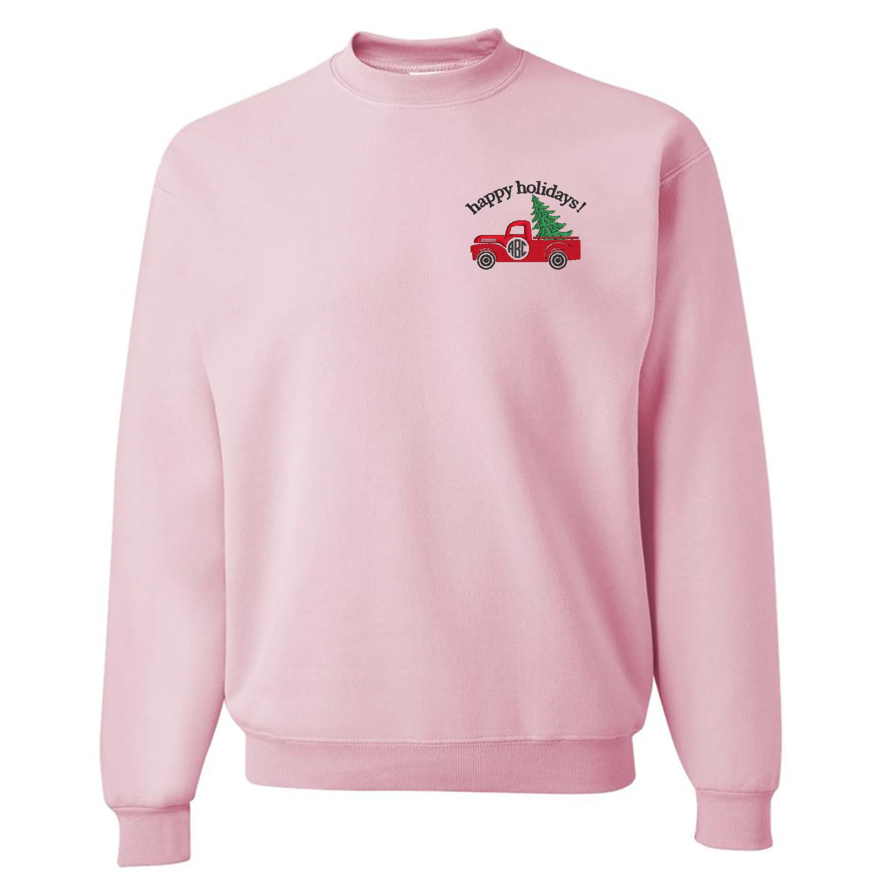 Monogrammed 'Holiday Truck' Crewneck Sweatshirt | United Monograms