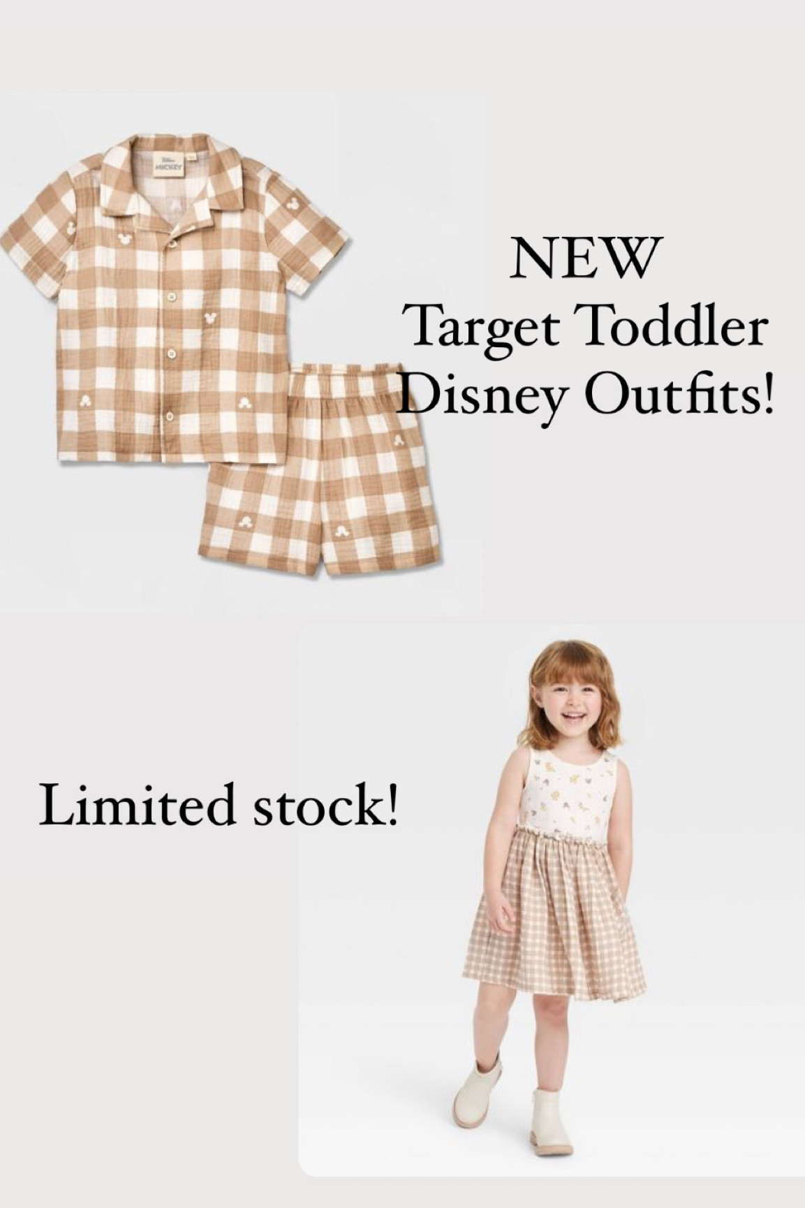 LIMITED STOCK Target Disney outfits! 

#LTKfamily #LTKkids #LTKFind